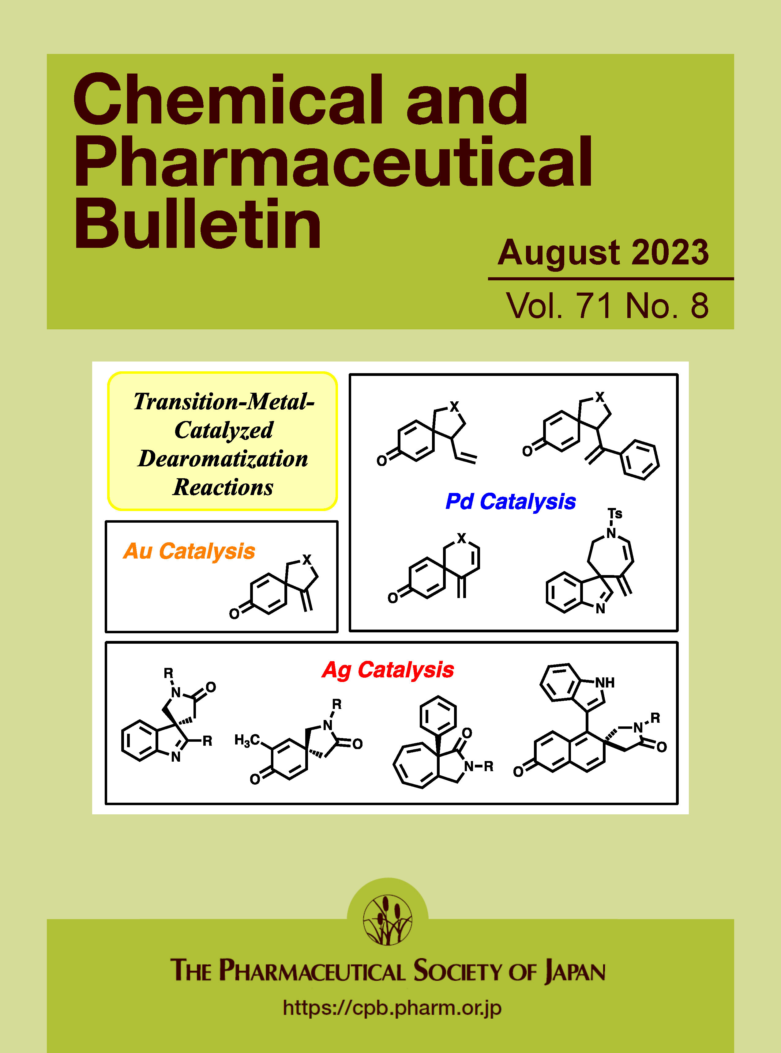 Chem. Pharm. Bull. Vol. 71 No. 8 | 公益社団法人 日本薬学会
